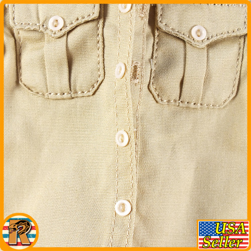 Otto S German WWII - Tan Shirt #2 - 1/6 Scale Part - DID